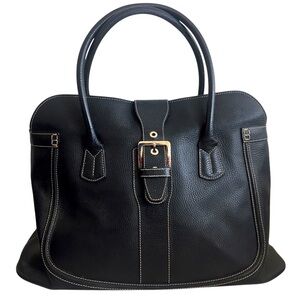 Tod’s Leather Weekender Shoulder Bag Large